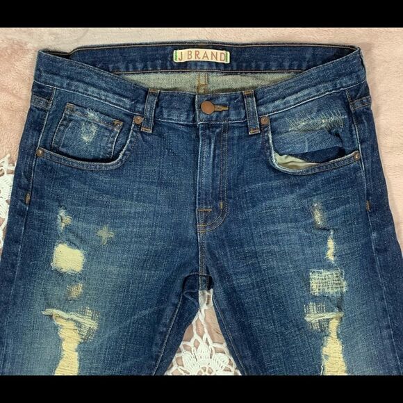 J Brand DK Shredder Distressed Jeans 26 - Picture 3 of 11